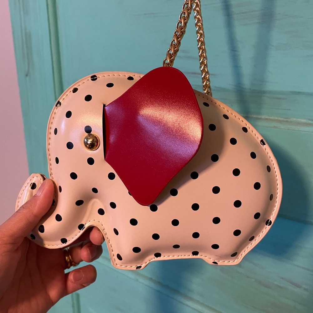 Elephant crossbody purse